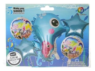 Opakowanie Balony foliowe podwodny świat 5szt
