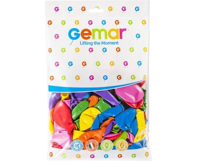 Opakowanie Balony Gemar pastelowe różnokolorowe 25cm 100szt