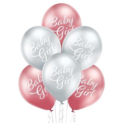Opakowanie Balony glossy dziewczynka 30cm 6szt