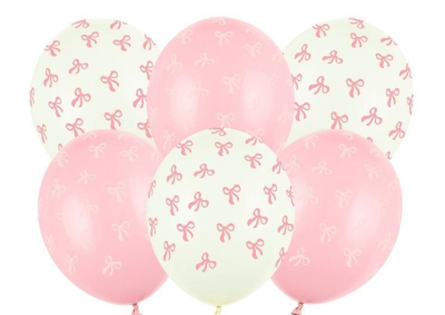 Balony Kokardki mix 30cm 50szt. Wydawca: PartyDeco. SmakLiter.pl Opakowanie Balony Kokardki mix 30cm 50szt