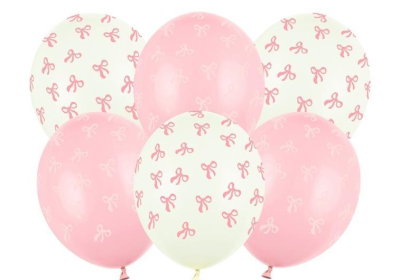 Balony Kokardki mix 30cm 6szt. Wydawca: PartyDeco. SmakLiter.pl Opakowanie Balony Kokardki mix 30cm 6szt