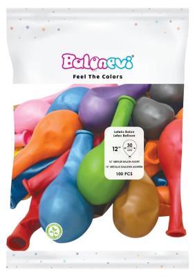 Opakowanie Balony lateksowe Metallic 30cm 100szt
