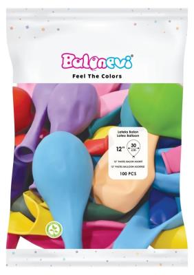 Opakowanie Balony lateksowe Pastel 25cm 100szt