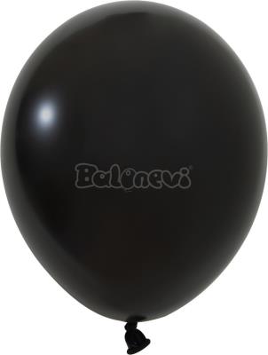 Opakowanie Balony lateksowe Pastel czarne 25cm 100szt