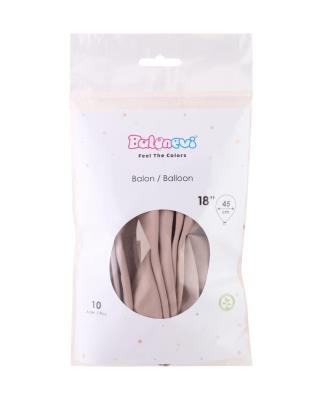 Opakowanie Balony lateksowe Pastel piaskowobiałe 45cm 10szt