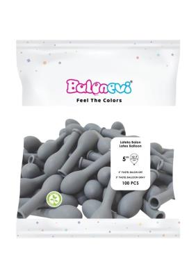 Opakowanie Balony lateksowe Pastel szare 12cm 100szt