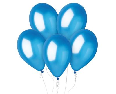 Opakowanie Balony metaliczne niebieskie 30cm 100szt