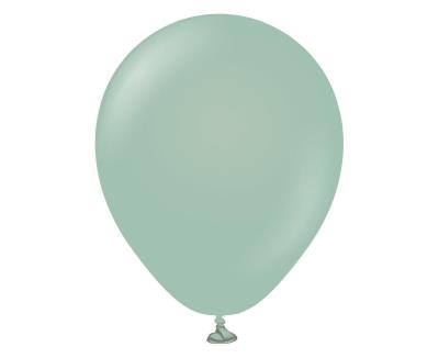 Opakowanie Balony retro zimowe zielone 13cm 100szt