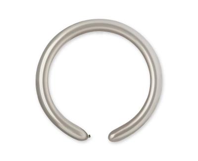 Opakowanie Balony Rurki włoskie srebrne 100szt