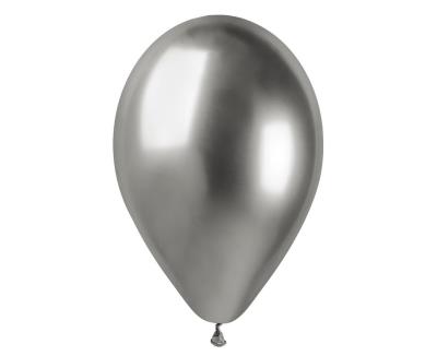 Opakowanie Balony shiny srebrne 33cm 6szt