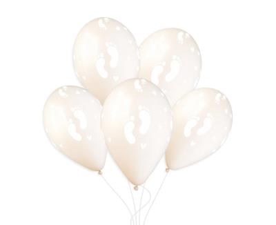 Opakowanie Balony stópki dziecięce lniane 33cm 50szt