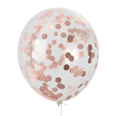Opakowanie Balony z konfetti czerwonym 30cm 5szt