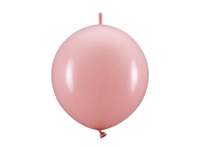 Opakowanie Balony z łącznikiem jasno różowe 33cm 20szt