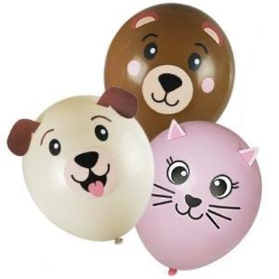 Opakowanie Balony zwierzątka zrób to sam 3 wzory 5szt