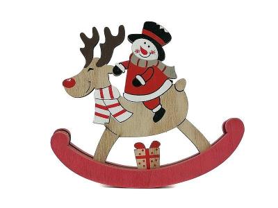 Opakowanie Bałwanek drewniany 15x12cm