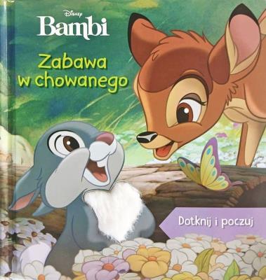 Bambi. Zabawa w chowanego. Disney. Dotknij i poczuj. Autor: Grace Baranowski. SmakLiter.pl Okładka książki Bambi. Zabawa w chowanego. Disney. Dotknij i poczuj