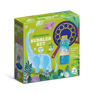 Bańki mydlane Dinozaury 450ml 500119. Wydawca: Dodo. SmakLiter.pl Opakowanie Bańki mydlane Dinozaury 450ml 500119