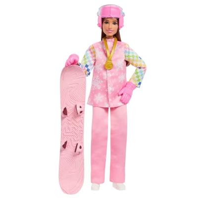Opakowanie Barbie Careers Snowboarder Doll in Pink Jacket