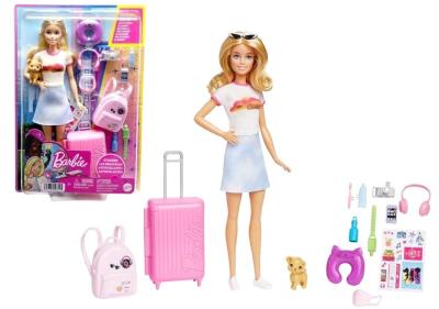 Opakowanie Barbie lalka zestaw w podróży