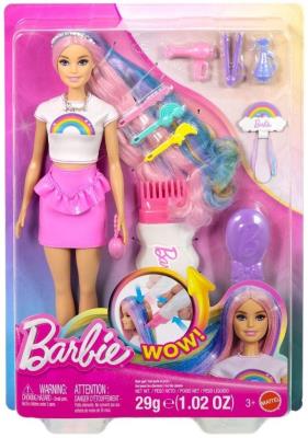 Opakowanie Barbie Rainbow Sparkle Hair + akcesoria