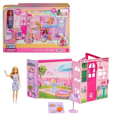 Opakowanie Barbie Weekendowy domek dla lalek Zestaw i lalka
