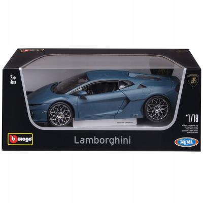 Opakowanie Bburago Model 1:18 Lamborghini Temerario niebieski