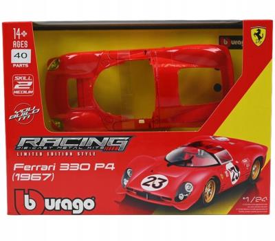 Opakowanie Bburago Model 1:24 Ferrari Racing 330 P4 Daytona czerwony