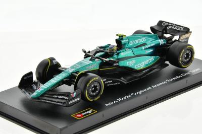 Opakowanie Bburago Model 1:43 BOLID F1 Aston Martin AMR23 2023 Fernando Alonso