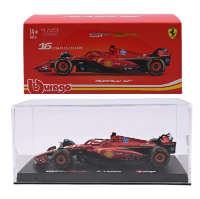 Opakowanie Bburago Model 1:43 BOLID F1 Ferrari SF-24 GP Monaco 2024 Charles Leclerc 18-36843