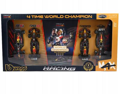 Bburago ZESTAW BOLIDÓW F1 Red Bull Max Verstappen MISTRZ ŚWIATA 1:43 BBURAGO. Wydawca: BBurago. SmakLiter.pl Opakowanie Bburago ZESTAW BOLIDÓW F1 Red Bull Max Verstappen MISTRZ ŚWIATA 1:43 BBURAGO