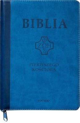 Biblia pierwszego Kościoła z paginat. suwak nieb.. Autor:   Praca zbiorowa. SmakLiter.pl Okładka książki Biblia pierwszego Kościoła z paginat. suwak nieb.