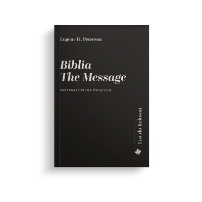 Okładka książki Biblia The Message List do Kolosan