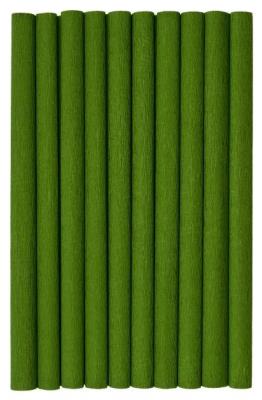 Opakowanie Bibuła marszczona oliwkowa 10szt 50x200cm HERLITZ