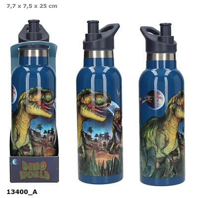 Bidon 500ml aluminiowy Dino World Galxy 13400A. Wydawca: DEPESCHE. SmakLiter.pl Opakowanie Bidon 500ml aluminiowy Dino World Galxy 13400A