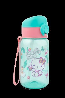 Opakowanie Bidon 500ml Hello Kitty Hugo Light Blue pink