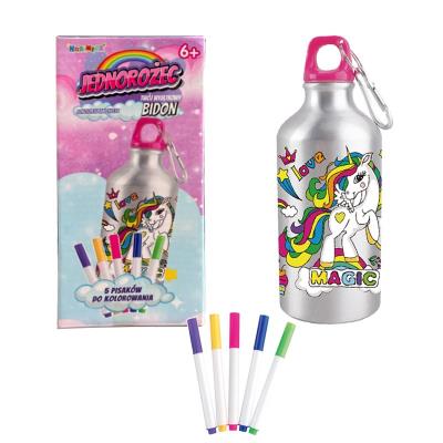 Opakowanie Bidon 500ml z Jednorożcem do kolorowania