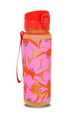 Bidon 600ml Coolpack Brisk Flores Rosa. Wydawca: Patio. SmakLiter.pl Opakowanie Bidon 600ml Coolpack Brisk Flores Rosa