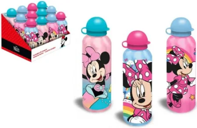 Bidon aluminiowy Myszka Minnie 500ml MIX. Wydawca: Kids Euroswan. SmakLiter.pl Opakowanie Bidon aluminiowy Myszka Minnie 500ml MIX