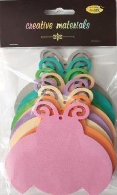 Biedronki z pianki 10,5x9cm 8szt. Wydawca: Galeria Hobby. SmakLiter.pl Opakowanie Biedronki z pianki 10,5x9cm 8szt