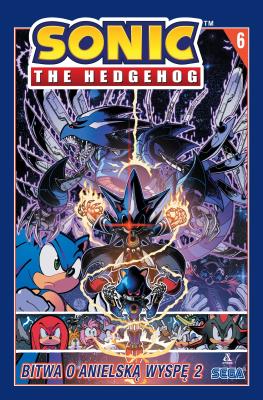 Okładka książki Bitwa o Anielską Wyspę 2. Sonic the Hedgehog. Tom 6 wyd. 2