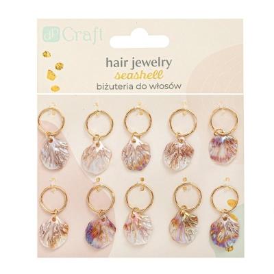 Opakowanie Biżuteria do włosów Seashell 10szt
