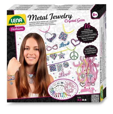 Opakowanie Biżuteria metalowa z kryształami DIY...