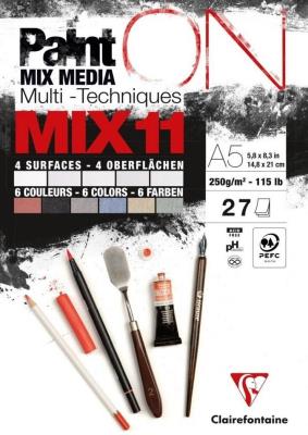 Opakowanie Blok A5 papierów mix11 250g 27ark