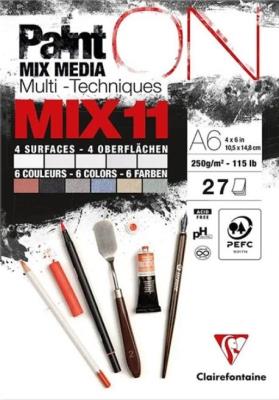 Opakowanie Blok A6 papierów mix11 250g 27ark