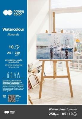 Opakowanie Blok akwarelowy ART A5/10K 250g Happy Color