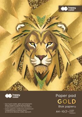Opakowanie Blok Hobby Gold A4 150-230g. 10ark. Happy Color
