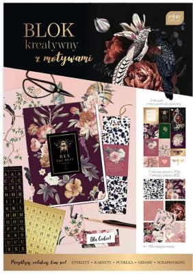 Opakowanie Blok kreatywny A4 z naklejkami Art Deco