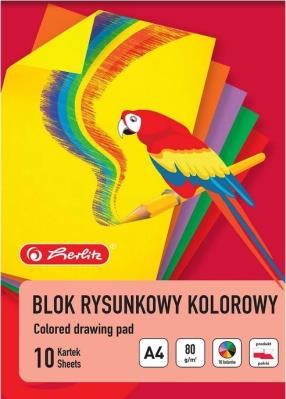 Opakowanie Blok rysunkowy A3/10K kolorowy 80g (20szt) HERLITZ
