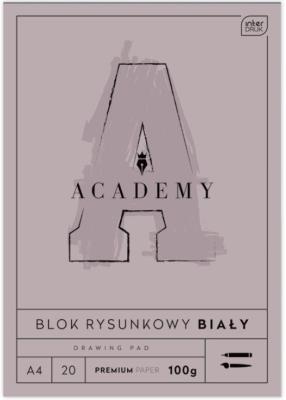 Opakowanie Blok rysunkowy A4 20 100g ACADEMY