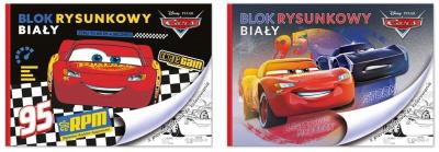 Opakowanie Blok rysunkowy A4/20K biały Cars